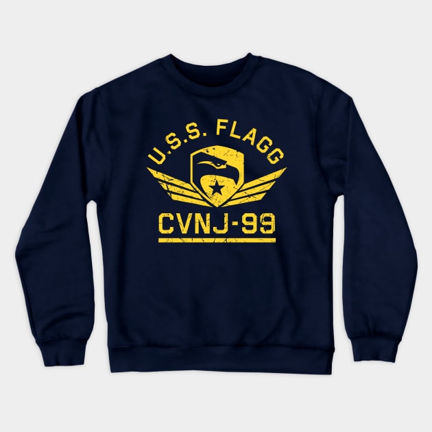 USS Flagg Crewman Crewneck Sweatshirt by PopCultureShirts